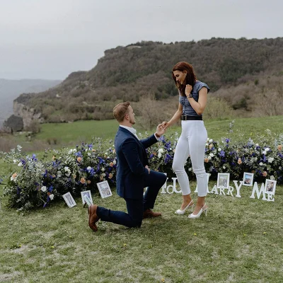 A Dreamy Proposal After a Helicopter Ride in a Secluded Paradise | AJ & Rachel